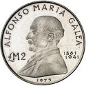2 Pounds (Senator Alfonso Maria Galea - Old arms)