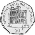 50 Pence (Legislative Building Centenary)
