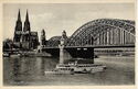 Köln a. Rh.- Hohenzollernbrücke m. Dom