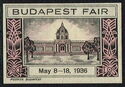 Budapest fair 8-18 mai 1936
