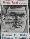 President Eric Gardo "We are free" overprint