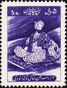 Rudaki (858-941), persian poet, meditating