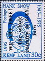 Hank Snow "We are free" overprint