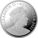 1 Dollar (Letter A - Akubra. Silver)