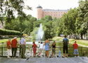 Uppsala. Uppsala Castle and Swan Pond
