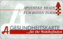 Apotheke Brady Zum Roten Turm - Gesundheitskarte