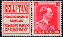 PUB Gelli-Tani Timbres rares + King Leopold III 1F