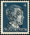 Adolf Hitler, overprinted