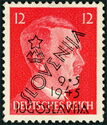 Adolf Hitler, overprinted