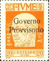 Gabriele D´Annunzio Overprint "Governo Provvisorio"