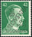 Adolf Hitler, overprinted