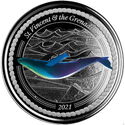 2 Dollars (Humpback Whale - Coloured)