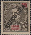 King Carlos I overprinted