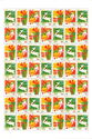 Sheet of Christmas Stamps