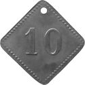 10 Pfennig (Lugauer Steinkohlen Bauverein)