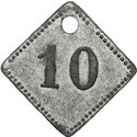 10 Pfennig (Lugauer Steinkohlen Bauverein)