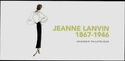 Souvenir philatélique - Jeanne Lanvin 1867-1946