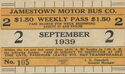 Weekly Pass September 1939
