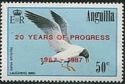 Laughing Bird (Larus atricilla) - Overprinted