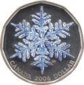 1 Dollar (Canadian Holiday Carols - Snowflake)
