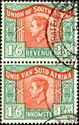 King George VI (1895-1952) - se-tenant pair