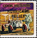 Lunar Rover, Astronaut - Overprint and Surcharged