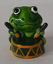 Frog with a drum