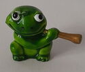 Frog with flute