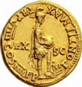 1 Aureus (PONTIF MAX TR P VIIII COS IIII P P)