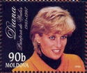 Diana, Princess of Wales (1961-1997), with Orange Jacket