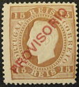 King Luis I- Overprint PROVISORIO