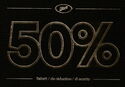 50% Rabatt