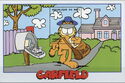 Garfield as a postman - Special Delivery
