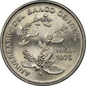 5 Colones (25th Anniversary of Central Bank)