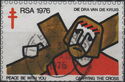 Tuberculosis Christmas Seal, Carrying the Cross