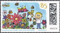 Environment Protection : Children Paint A Stamp