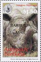 Sumatran Rhinoceros (Dicerorhinus sumatrensis) - Overprinted