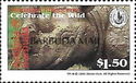 Sumatran Rhinoceros (Dicerorhinus sumatrensis) - Overprinted