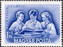 Stamp collecting children