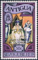 The Queen Enthroned - Overprinted