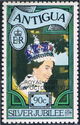 The Queen after Coronation - Overprinted
