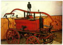 Fire pump on a horse-drawn carriage, 1869