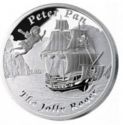 1 Dollar (fictional ship of the pirate Captain Hook The Jolly Roger)