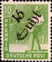 American-British-Soviet Occ. (Trizone) Mi: 946 - overprinted
