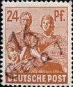 American-British-Soviet Occ. (Trizone) Mi: 951 - overprinted