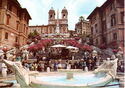 Roma "Stairway and Church of - Trinità dei Monti"