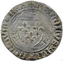 1 Blanc (Charles VIII - Crown, crowns reversed - Paris. No date)