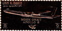 Boeing 707, overprinted Moon Orbit, Apollo 8