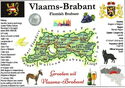 Vlaams-Brabant. Flemish Brabant - Map
