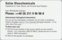 Salim Oleochemicals 3 - Give us a call